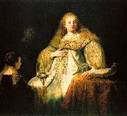 REMBRANDT Harmenszoon van Rijn Artemisia painting